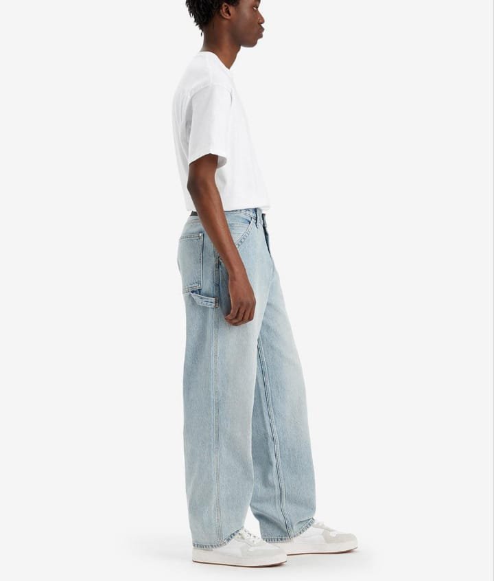 Men's Premium Light Blue Baggy Denim Jeans - Image 3
