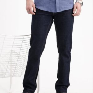 Men's Premium Dark Blue Straight Fit Denim Jeans